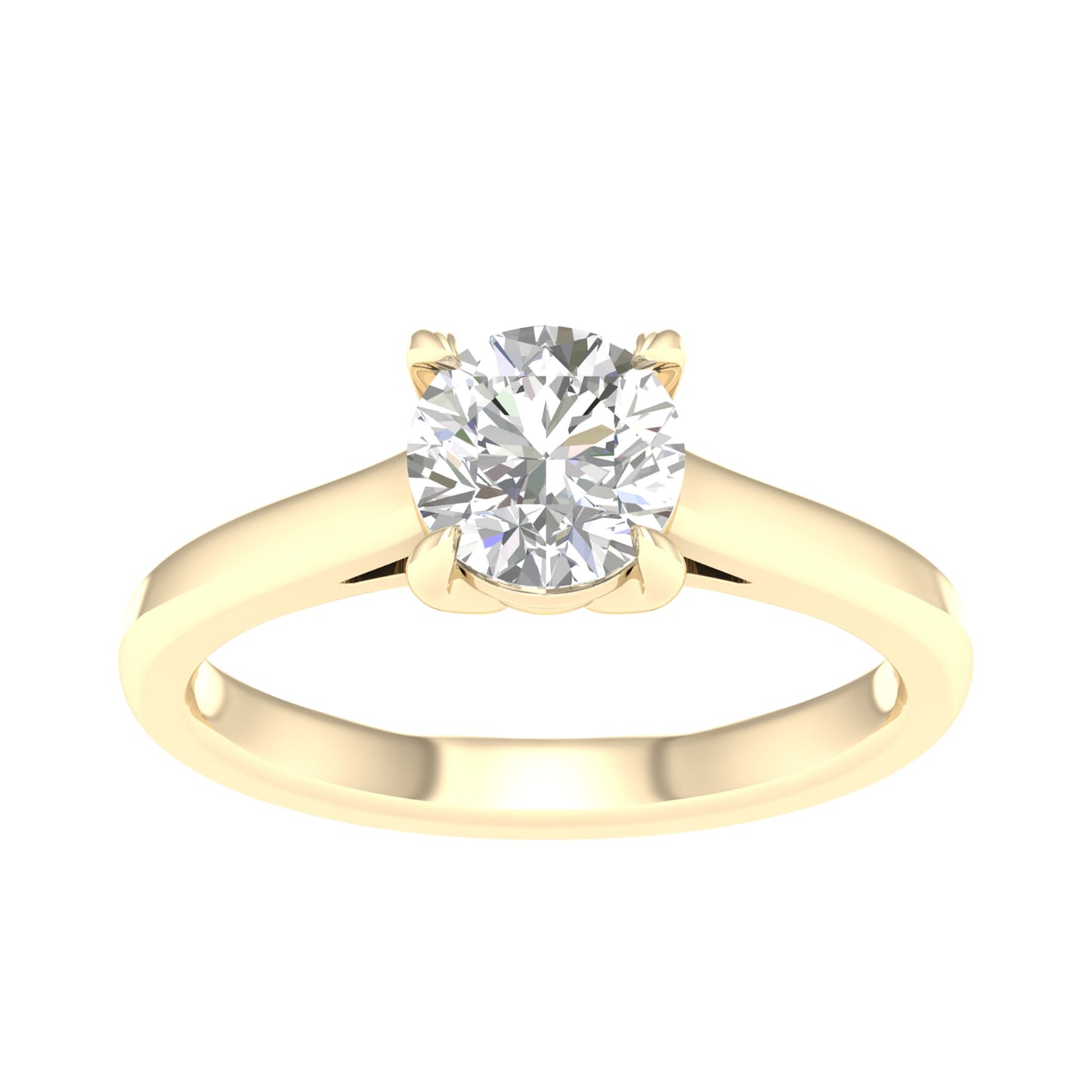 14K 1.50CT Certified Lab Grown Diamond Ring ( IGI Certified ) - Solomon Jewelers
