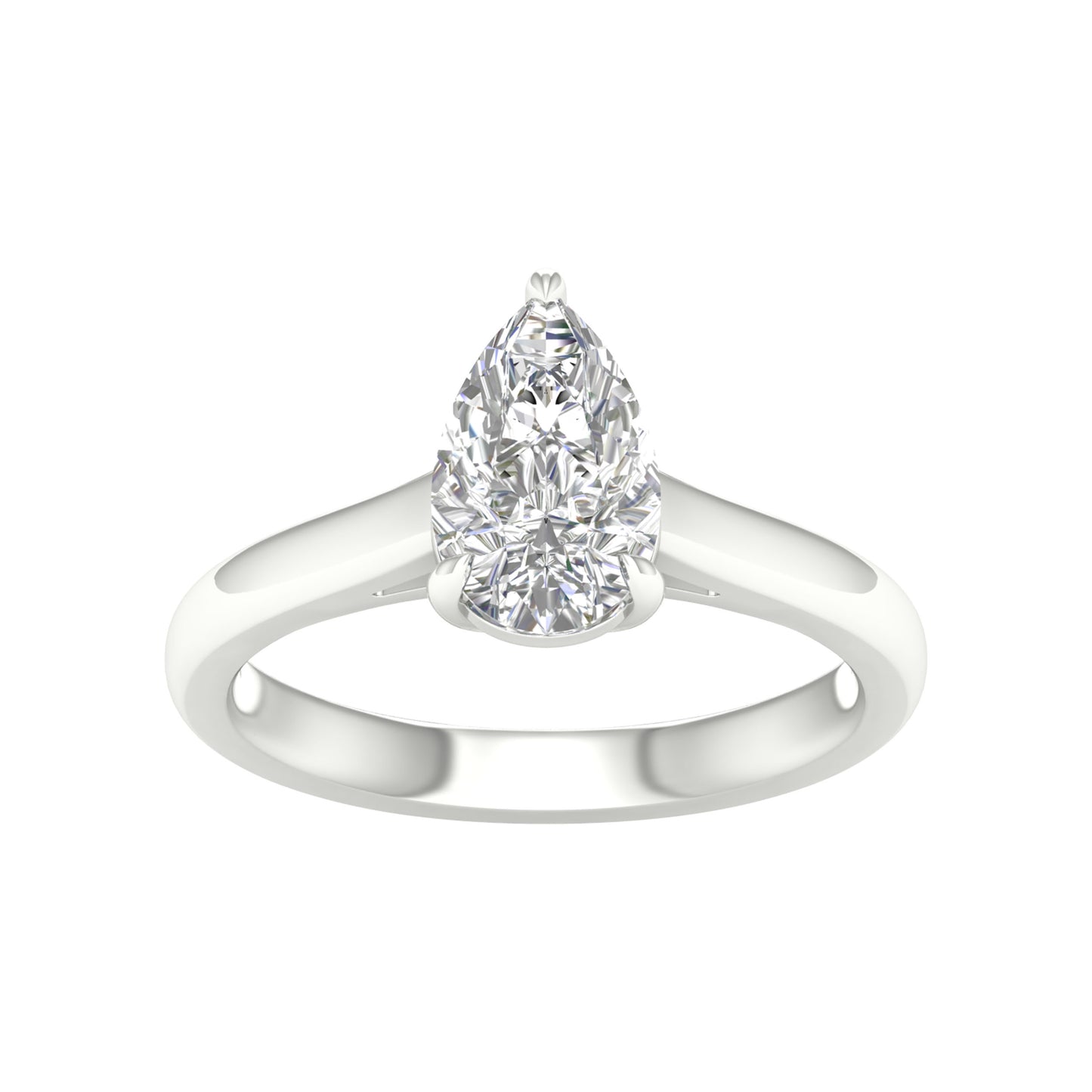 14K 1.50CT Certified Lab Grown Diamond Ring ( IGI Certified ) - Solomon Jewelers