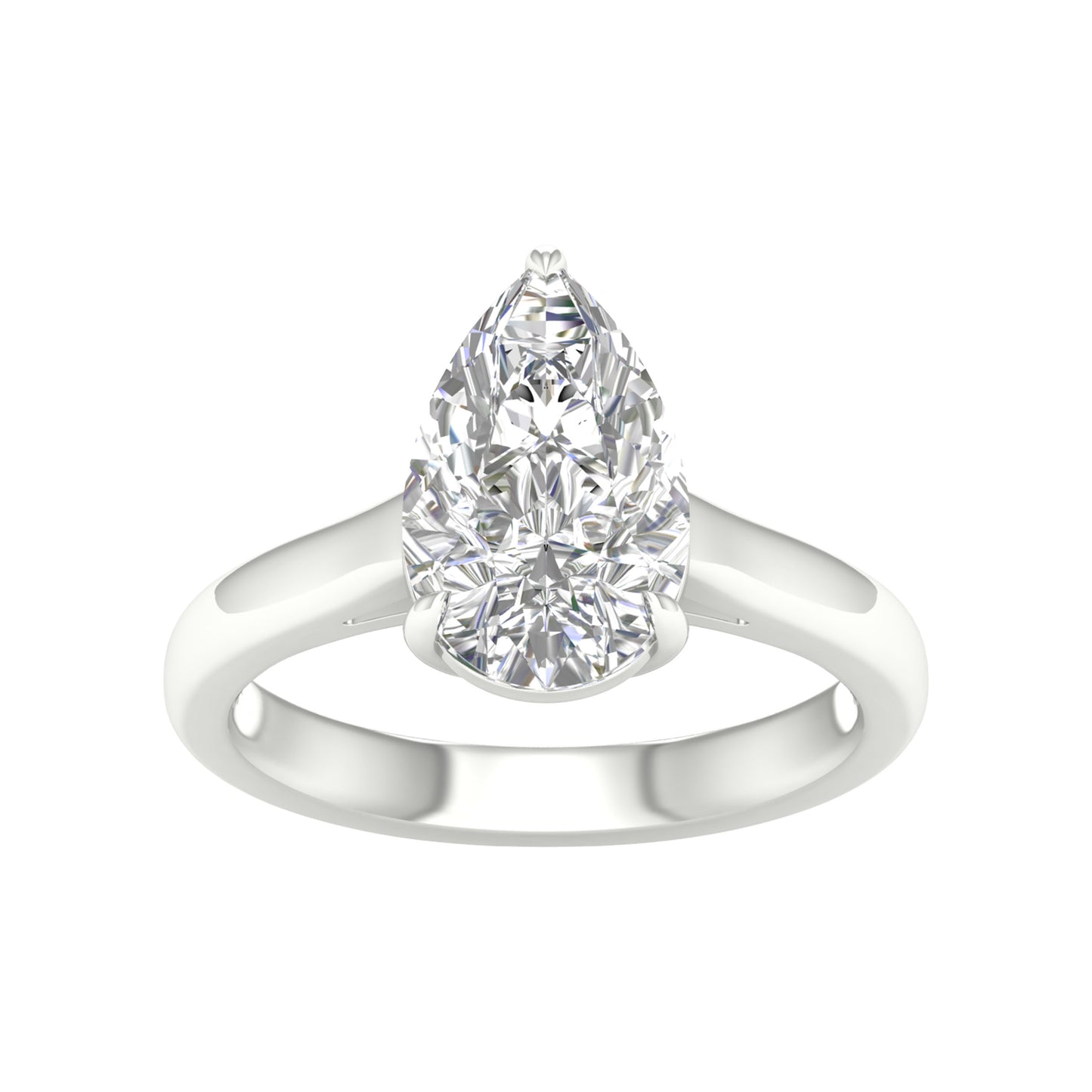 14K 3.00CT Certified Lab Grown Diamond Ring ( IGI Certified ) - Solomon Jewelers