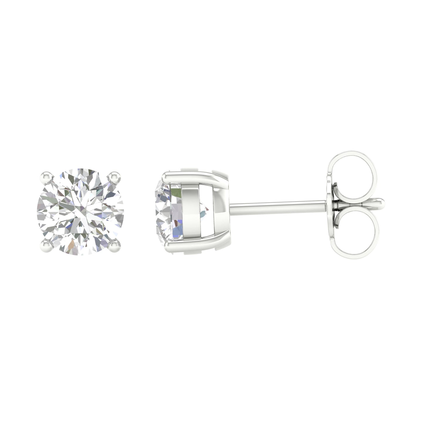 14K 1.50CT Certified Lab Grown Diamond Earring - Solomon Jewelers