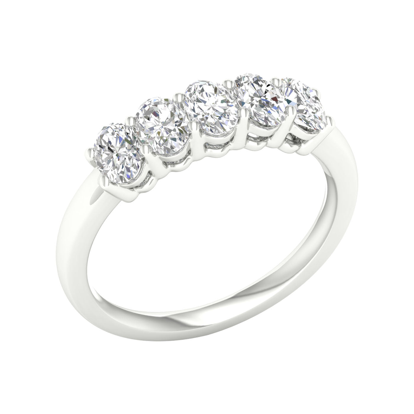 14K 1.00CT Certified Lab Grown Diamond Band - Solomon Jewelers