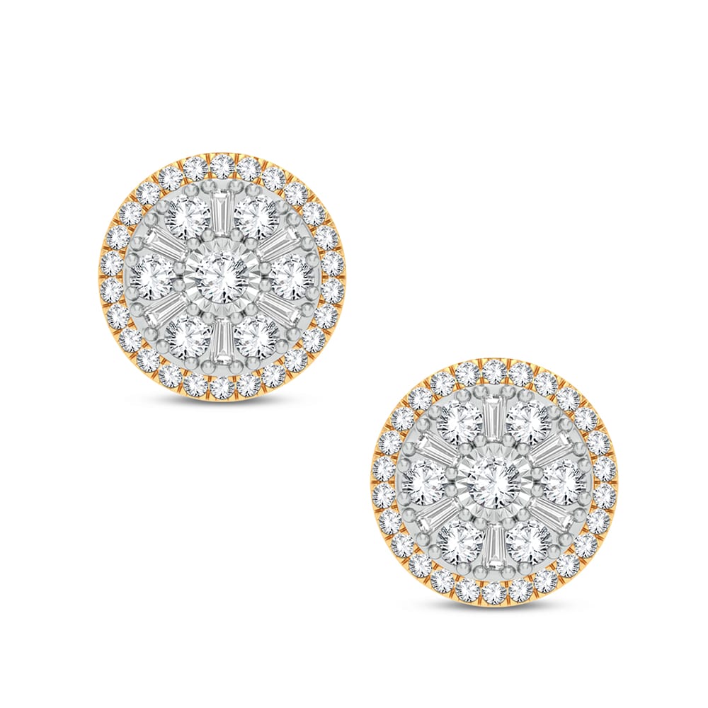 14K 0.50ct Diamond Earring - Solomon Jewelers