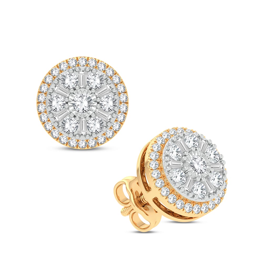 14K 0.50ct Diamond Earring - Solomon Jewelers