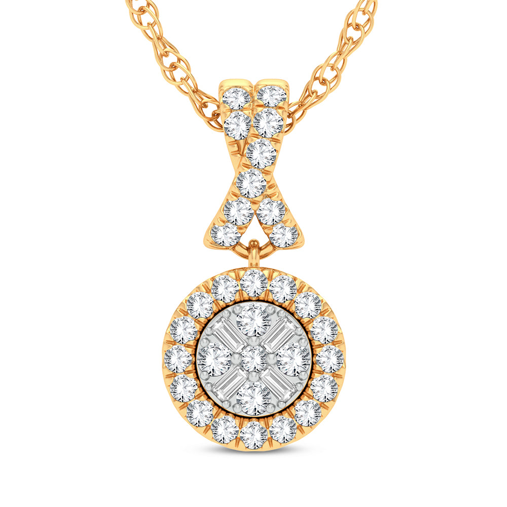 10K 0.20ct Diamond Pendant - Solomon Jewelers