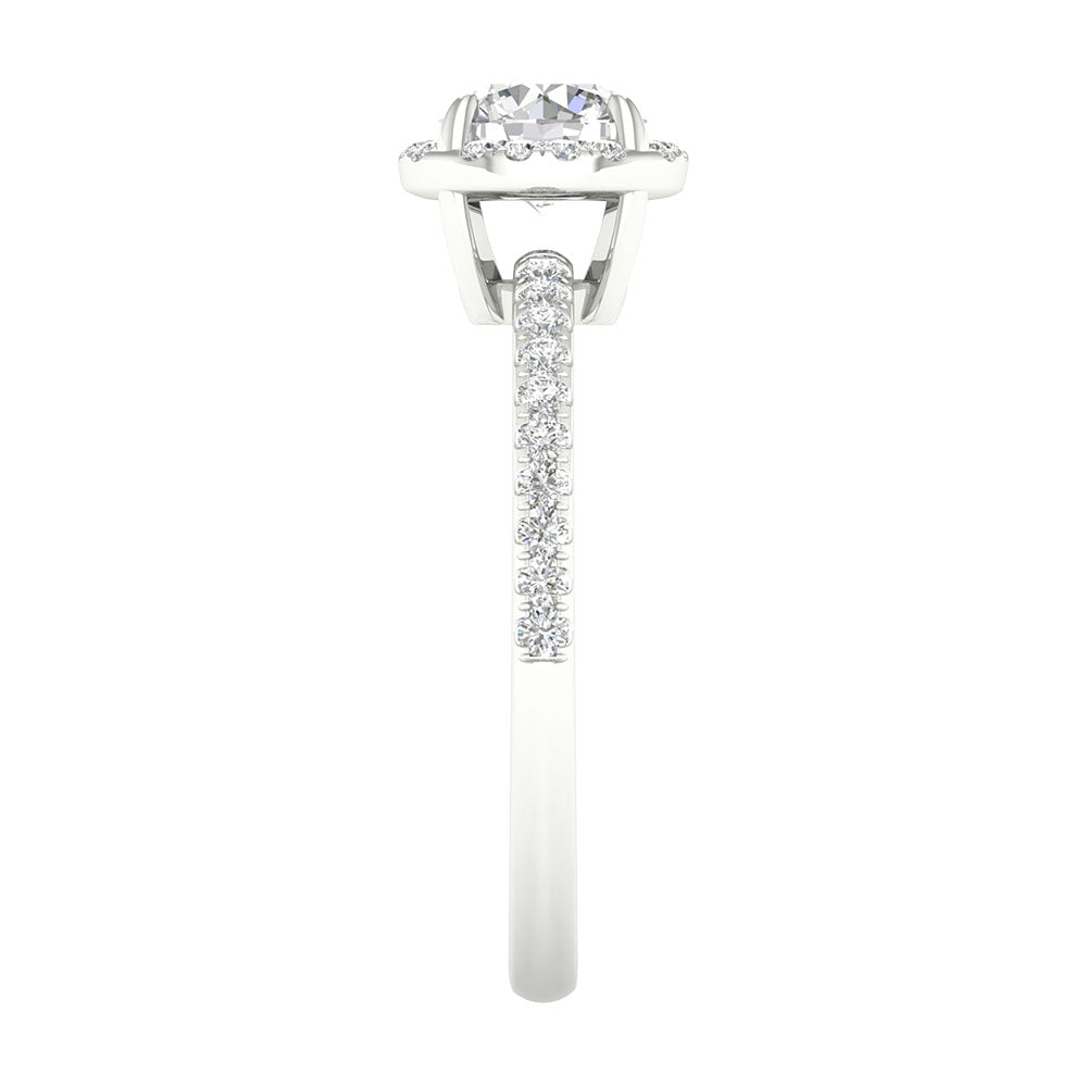 14K 1.25ct Lab Grown Engagement Ring - Solomon Jewelers