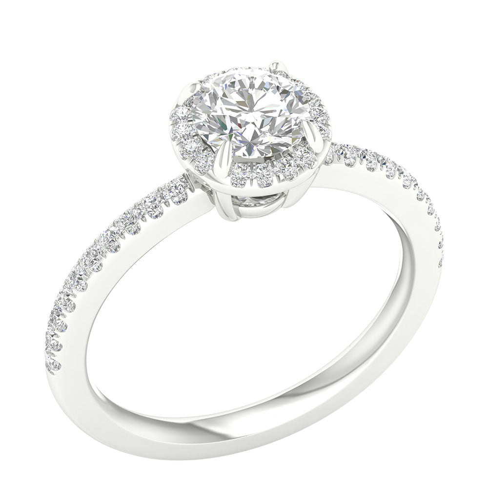 14K 1.25ct Lab Grown Engagement Ring - Solomon Jewelers