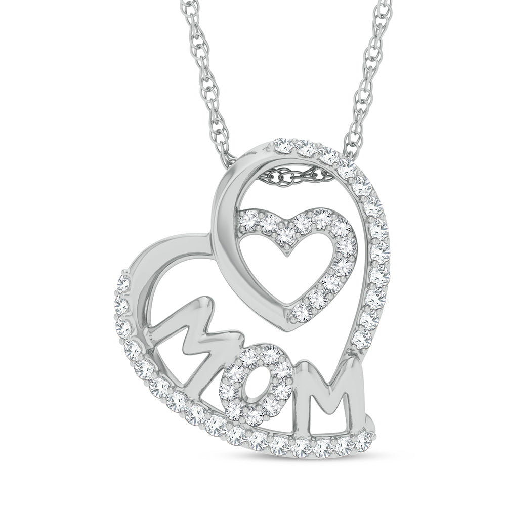 10K 0.20ct Diamond Pendant - Solomon Jewelers