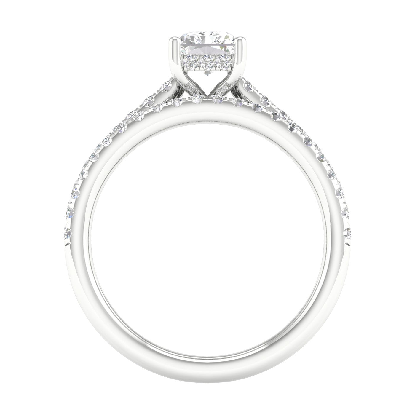 14K 1.50CT Certified Lab Grown Diamond Bridal Set - Solomon Jewelers