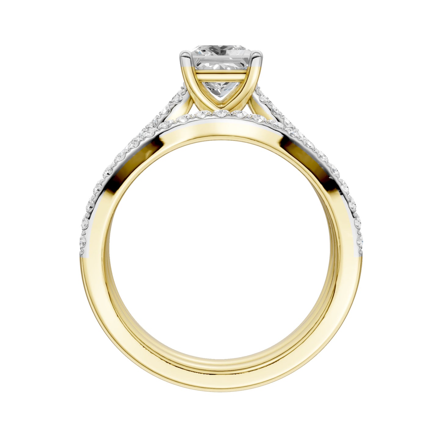 Certified Lab Grown 14K 1.40CT Diamond Bridal Set - Solomon Jewelers