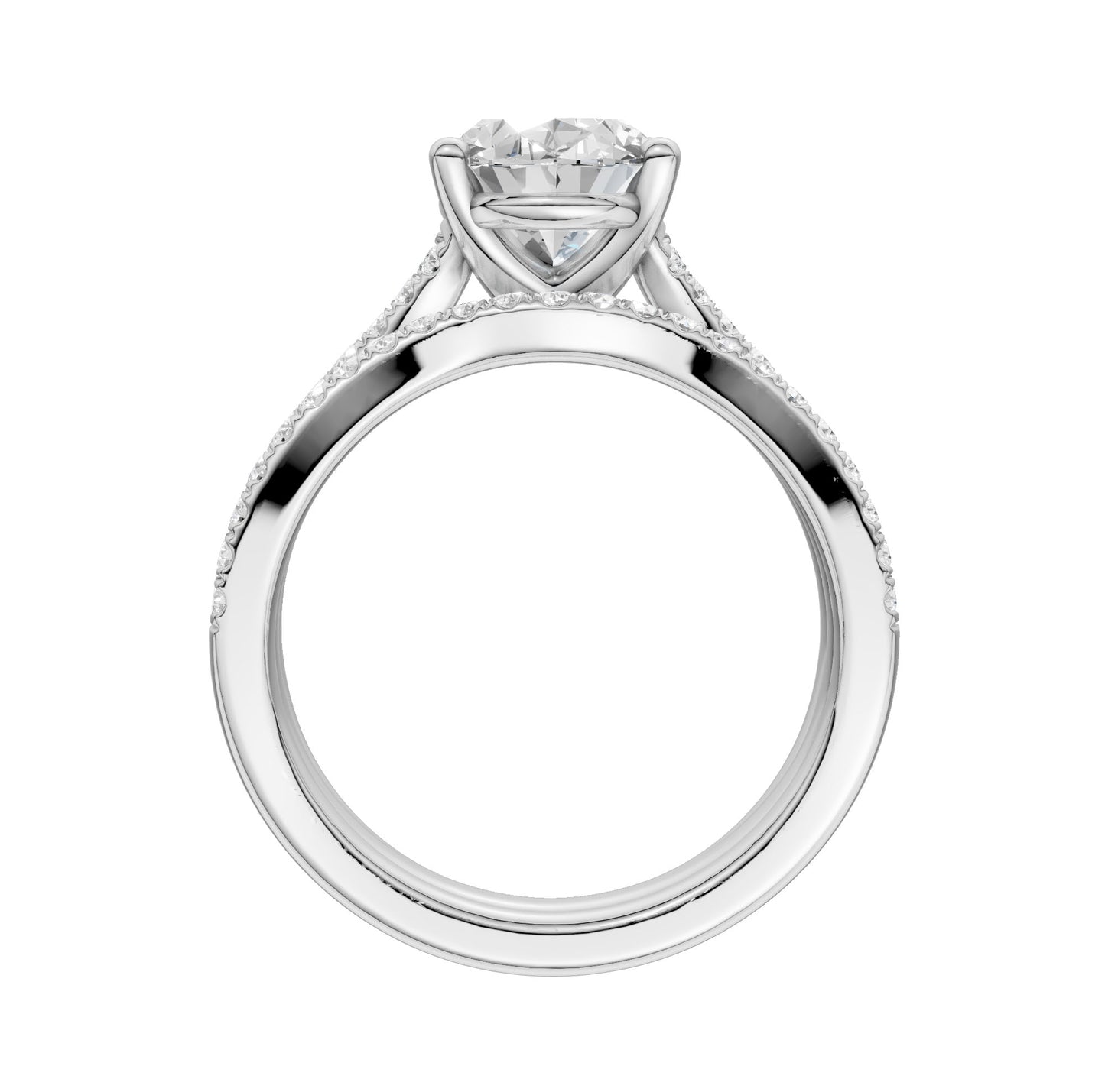 14K 1.40CT Lab Diamond Bridal Set - Solomon Jewelers