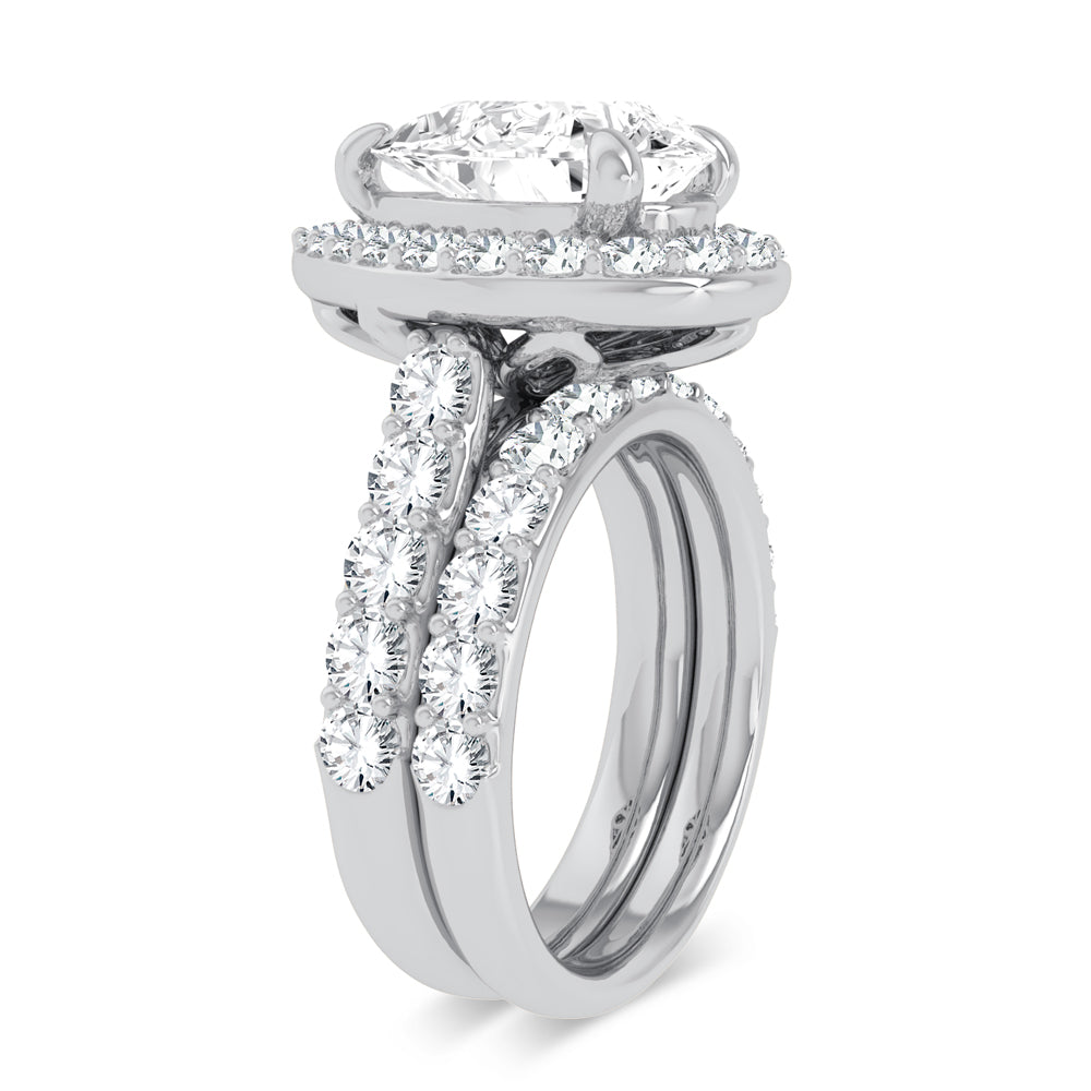 14K 5.00CT Certified Lab Grown Diamond Bridal Ring - Solomon Jewelers