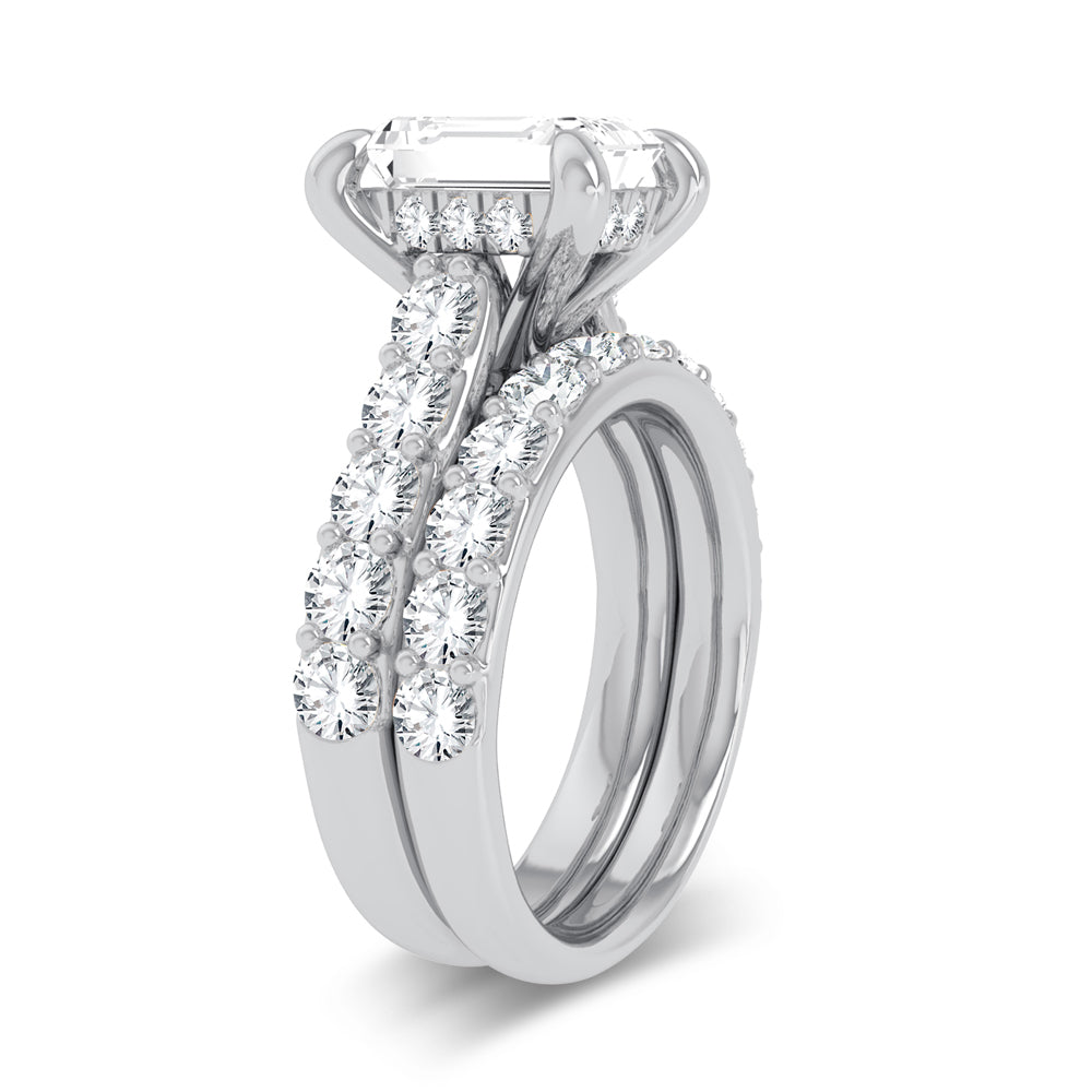 14K 5.00CT Certified Lab Grown Diamond Bridal Ring - Solomon Jewelers