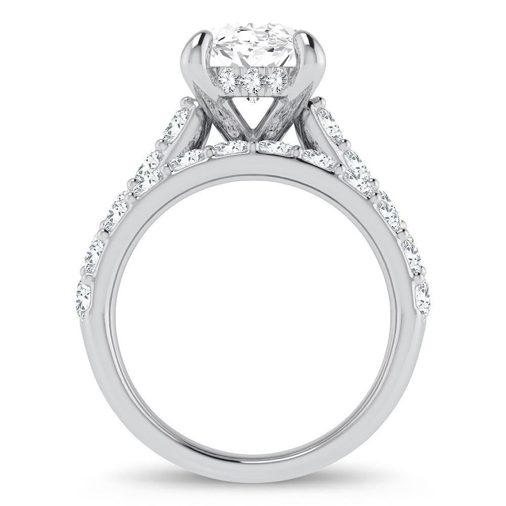 14K 5.00CT Certified Lab Grown Diamond Bridal Ring - Solomon Jewelers