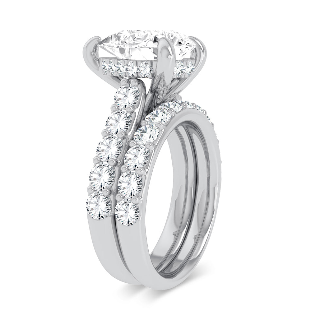 14K 5.00CT Certified Lab Grown Diamond Bridal Ring - Solomon Jewelers