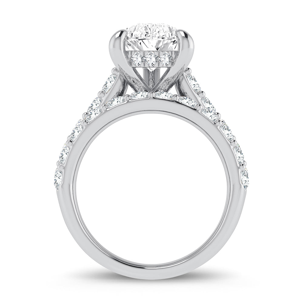 14K 5.00CT Certified Lab Grown Diamond Bridal Ring - Solomon Jewelers