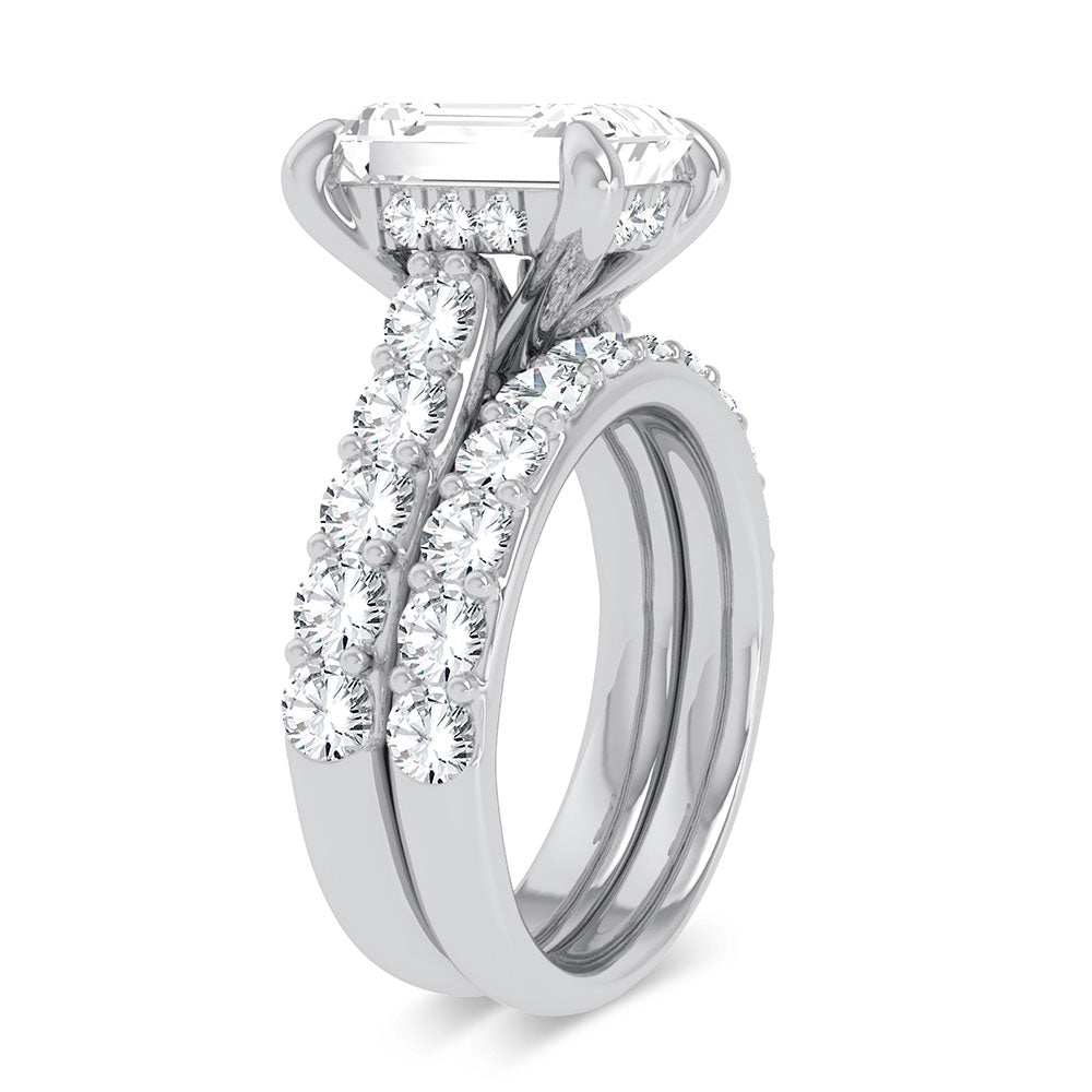 14K 5.00CT Certified Lab Grown Diamond Bridal Ring - Solomon Jewelers