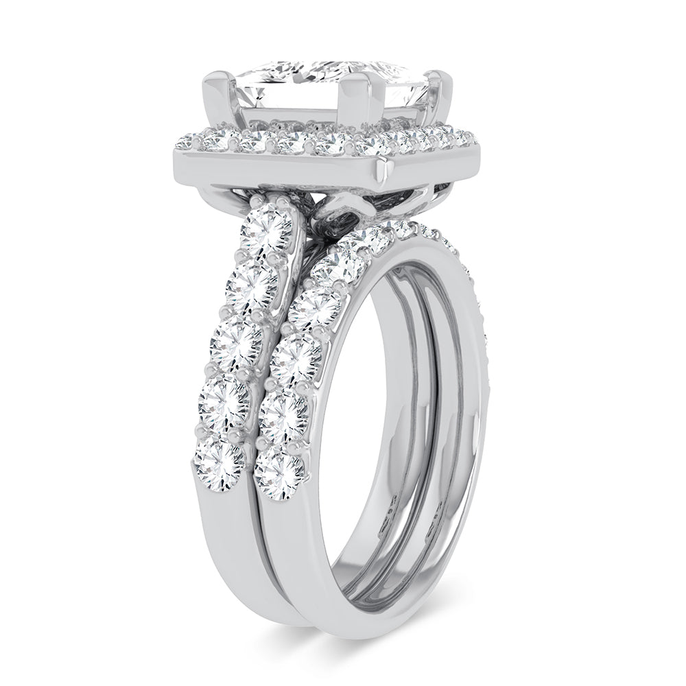 14K 5.00CT Certified Lab Grown Diamond Bridal Ring - Solomon Jewelers