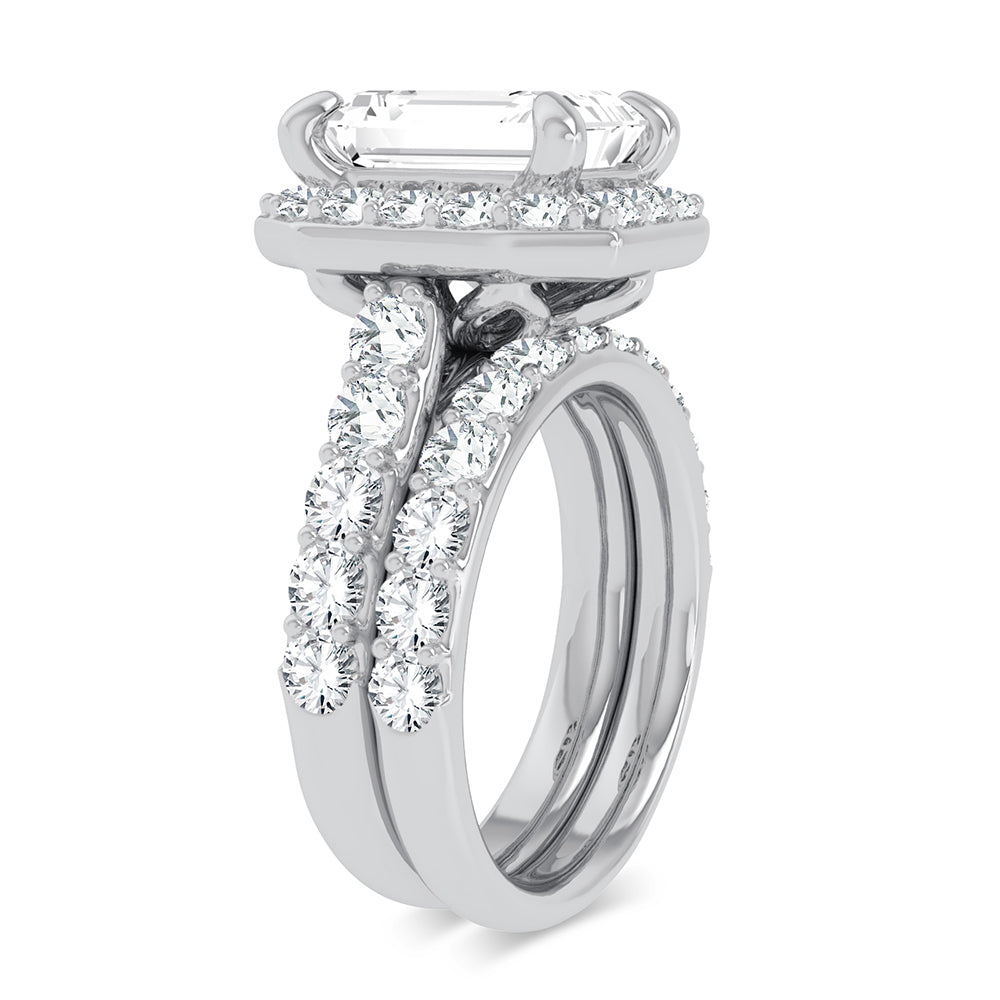 14K 5.00CT Certified Lab Grown Diamond Bridal Ring - Solomon Jewelers