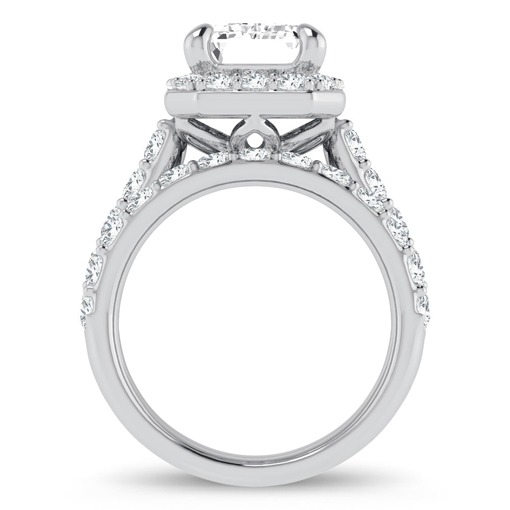 14K 5.00CT Certified Lab Grown Diamond Bridal Ring - Solomon Jewelers