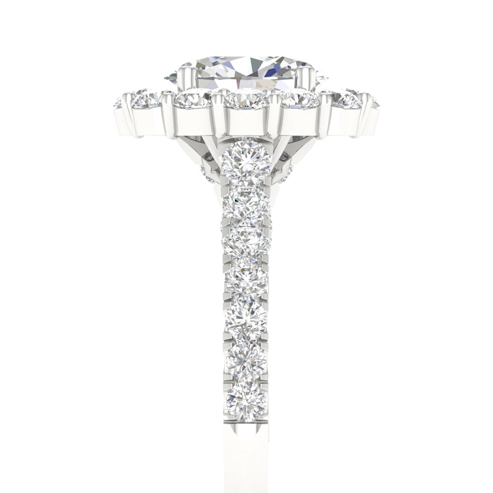 14K 2.00CT Lab Grown Diamond Engagement Ring - Solomon Jewelers
