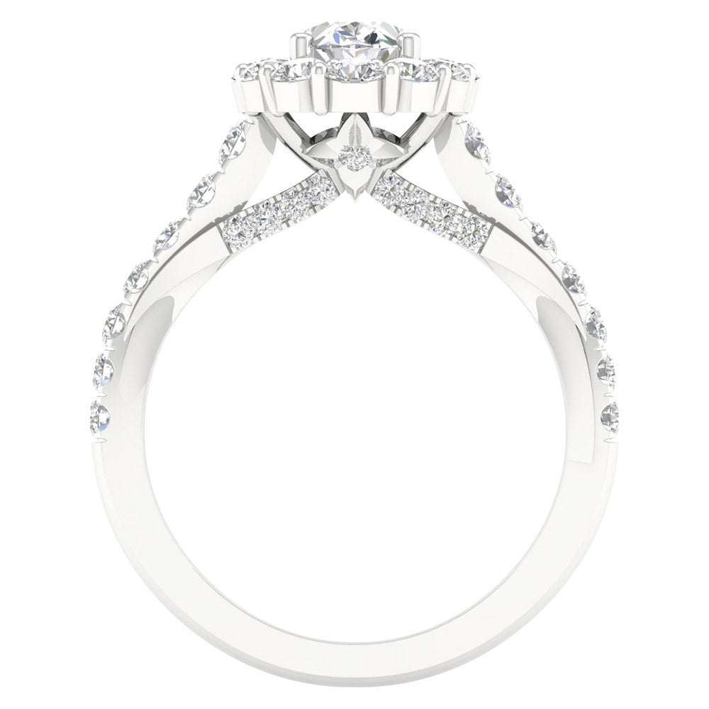 14K 2.00CT Lab Grown Diamond Engagement Ring - Solomon Jewelers