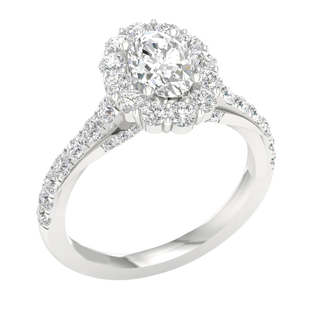 14K 2.00CT Lab Grown Diamond Engagement Ring - Solomon Jewelers