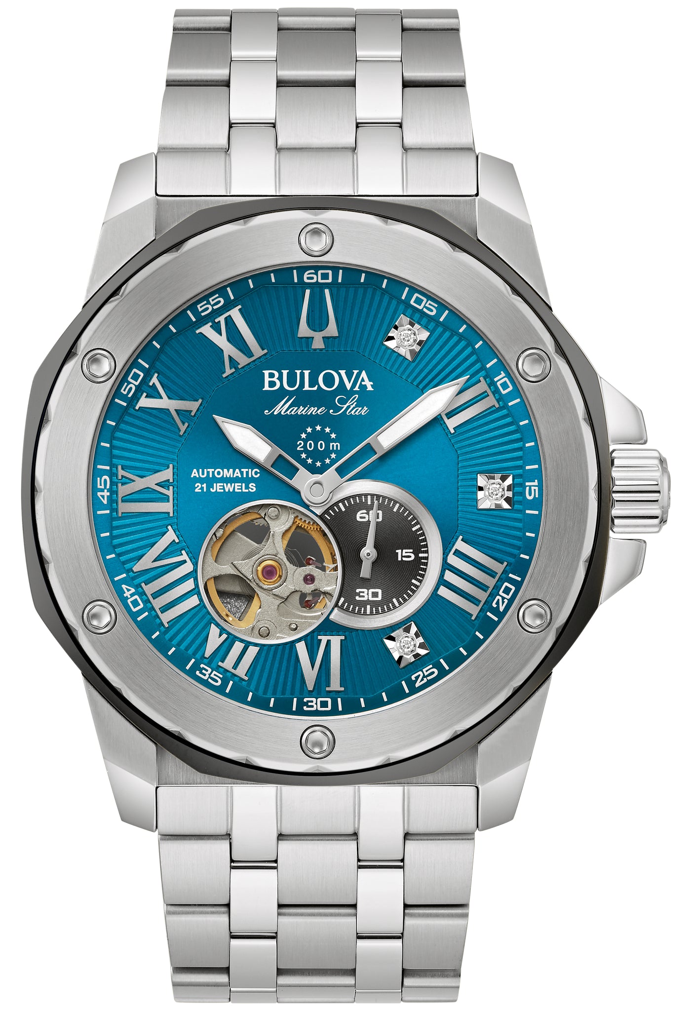 Bulova Stainless Steel Marc Anthony Mens Watch - Solomon Jewelers