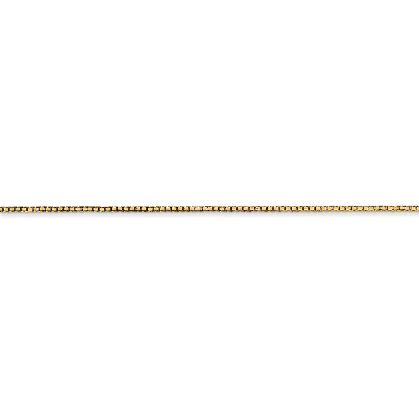 14k .9mm Box with Lobster Clasp Chain - Solomon Jewelers