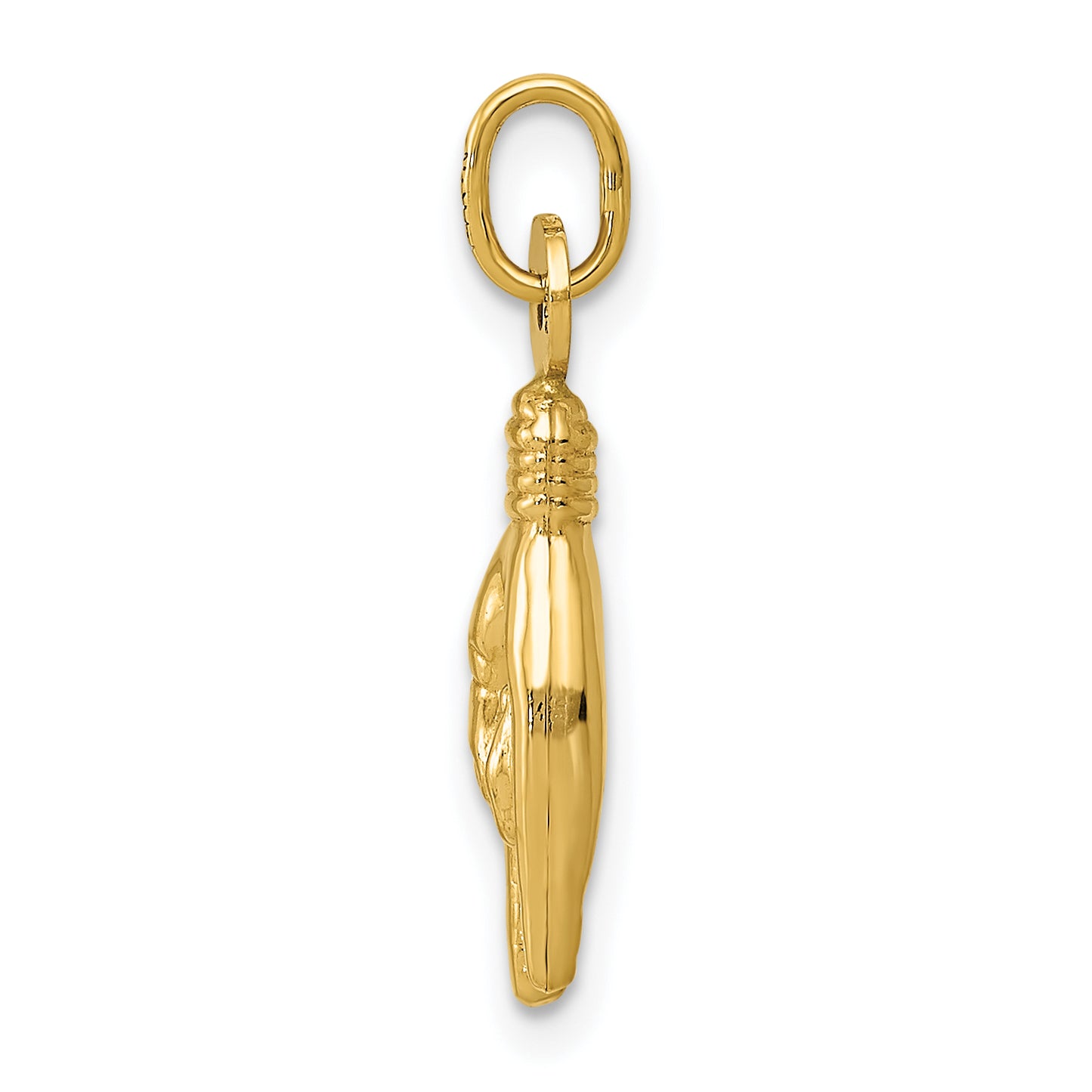 14K 3D Rock On Sign Charm - Solomon Jewelers