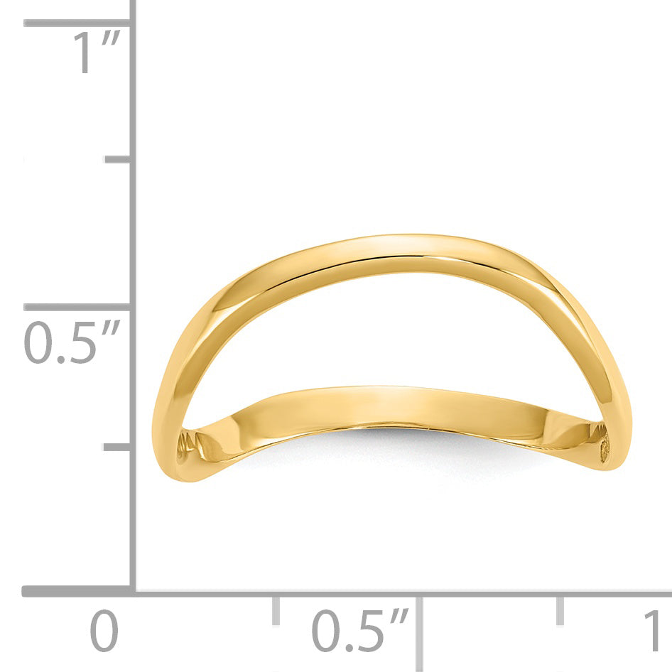 14K Wave Fashion Thumb Ring - Solomon Jewelers