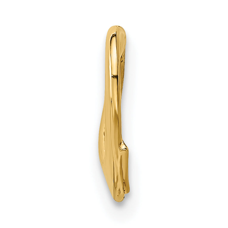 14K Floating Heart Charm - Solomon Jewelers