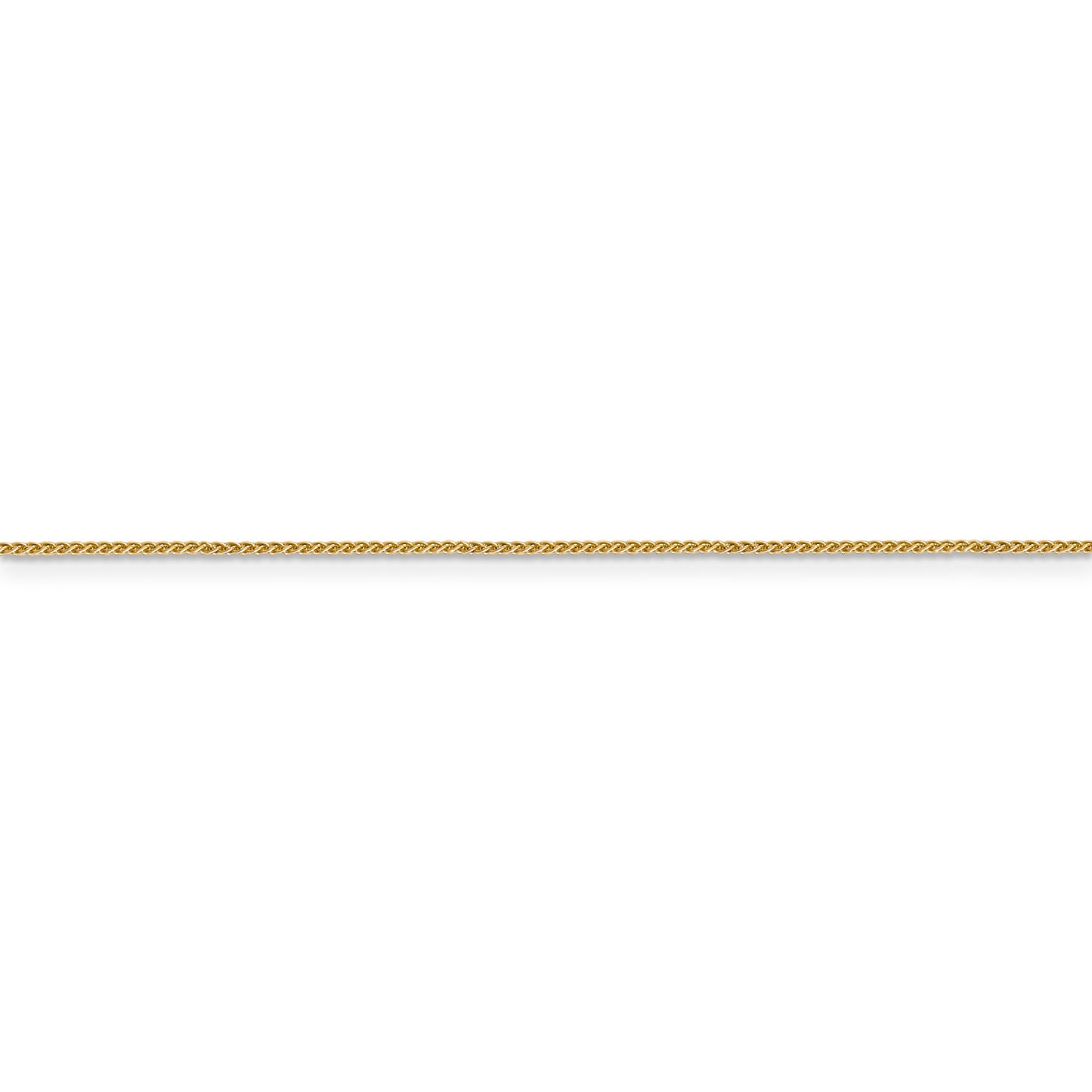 14k .85mm Spiga with Lobster Clasp Chain - Solomon Jewelers