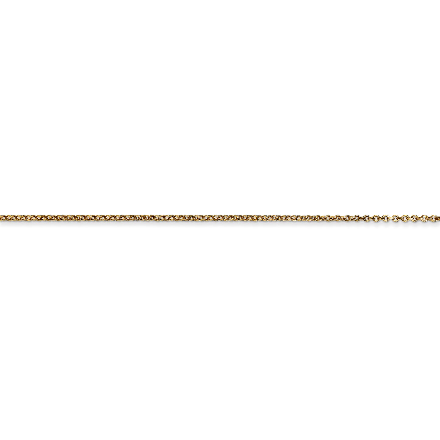 14k .9mm Cable with Lobster Clasp Chain - Solomon Jewelers