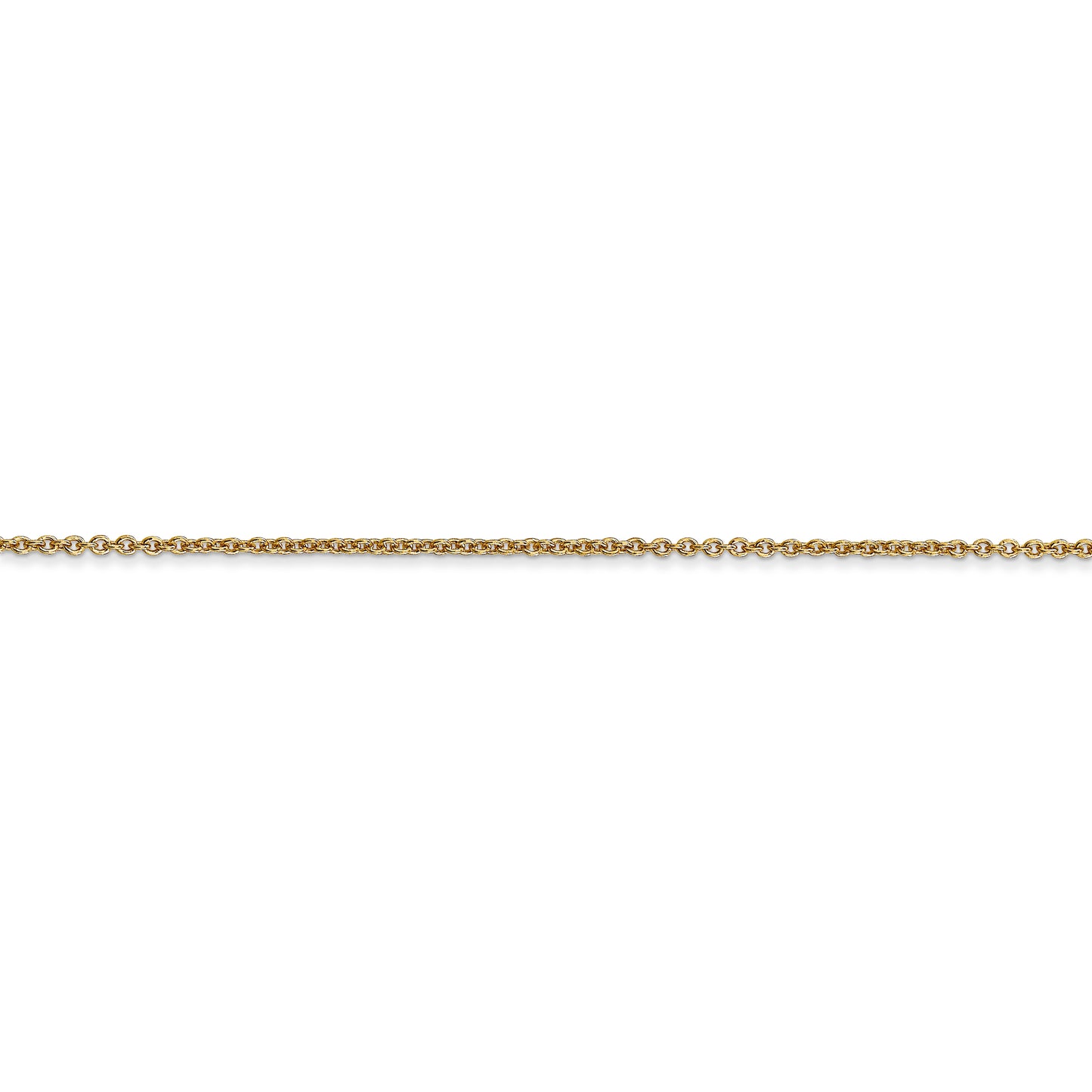 14k 1.2mm Cable Chain - Solomon Jewelers
