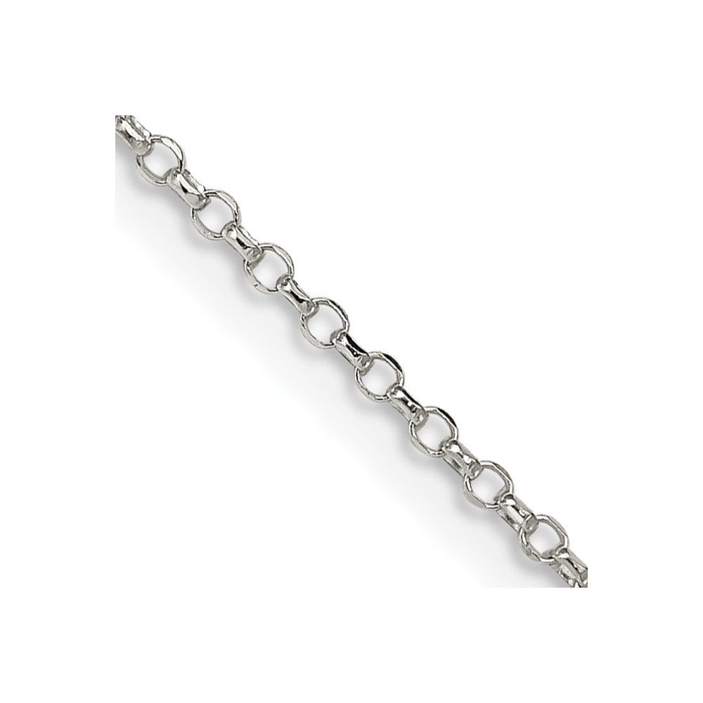 Sterling Silver 1.5mm Diamond-cut Cable Chain - Solomon Jewelers