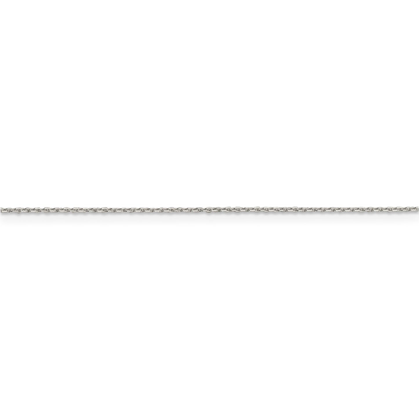 Sterling Silver 1mm 8 Sided D/C Cable Chain - Solomon Jewelers