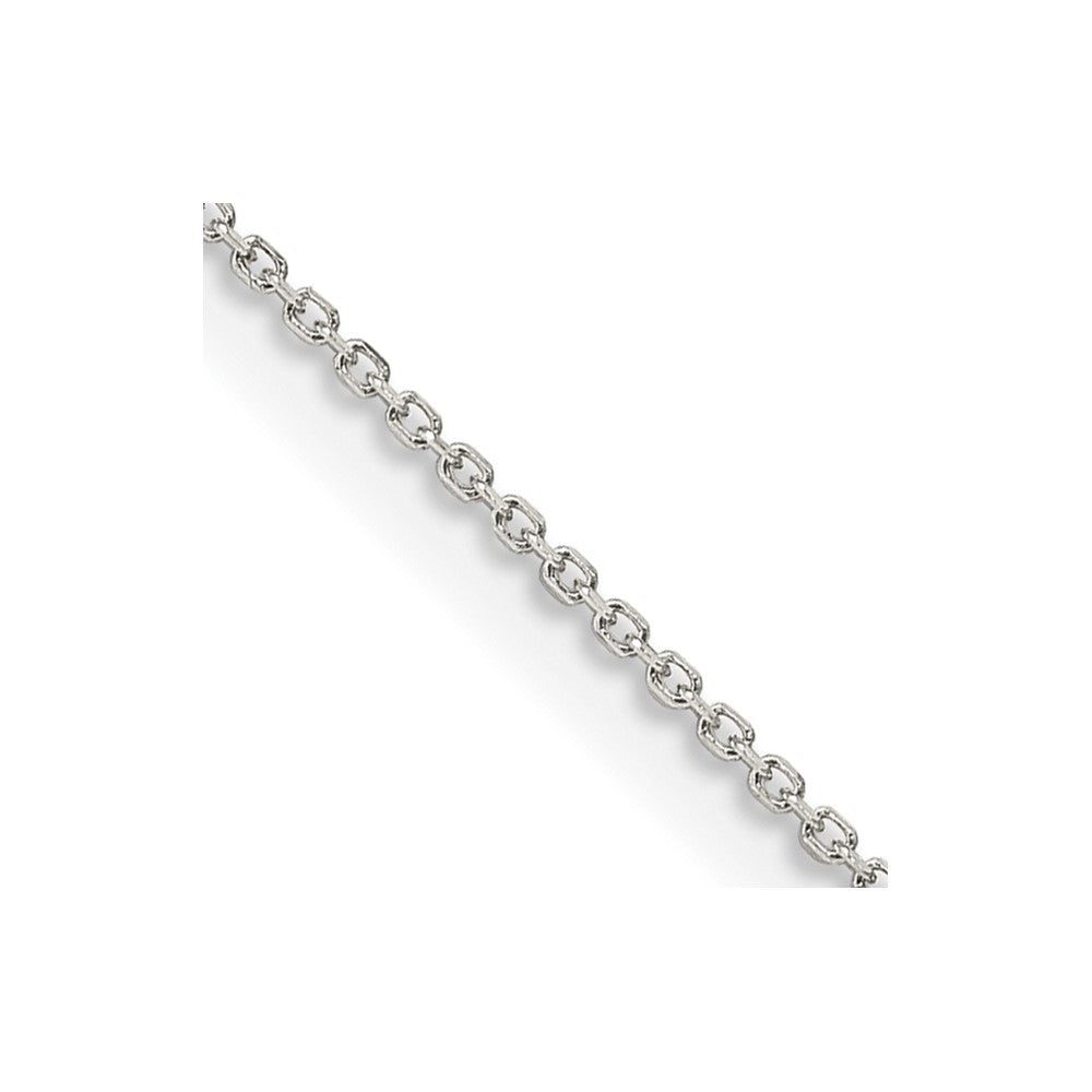 Sterling Silver 1mm 8 Sided D/C Cable Chain - Solomon Jewelers