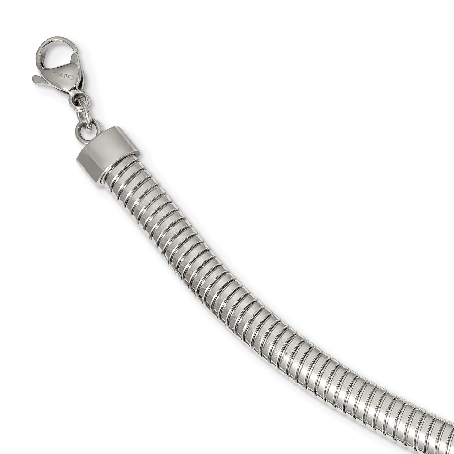 Stainless Steel Polished 8mm 18in Necklace - Solomon Jewelers