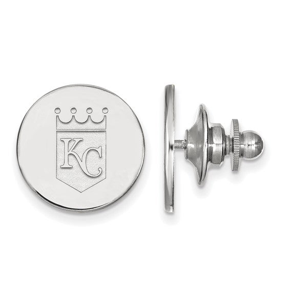 Major League Baseball LogoArt Kansas City Royals Pin in 14 Karat Gold - Solomon Jewelers