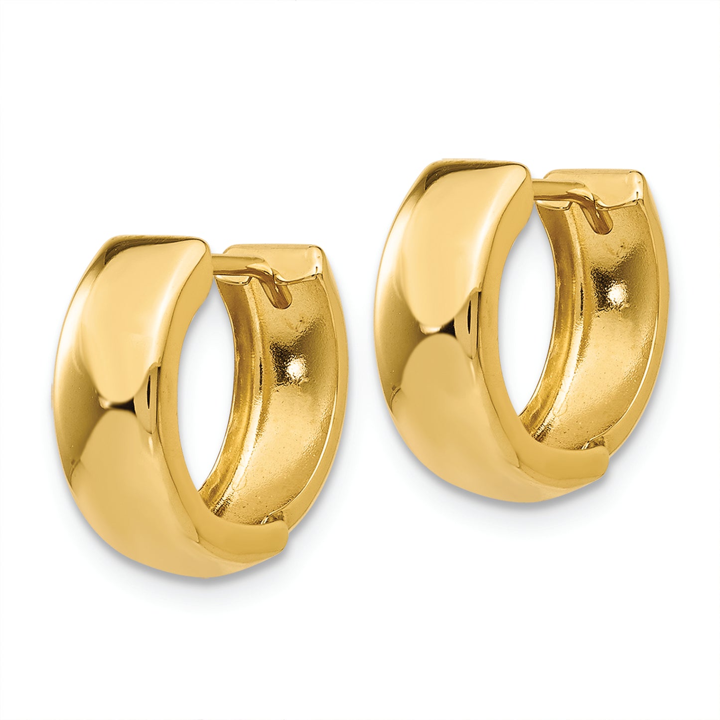 14k Hinged Hoop Earrings - Solomon Jewelers