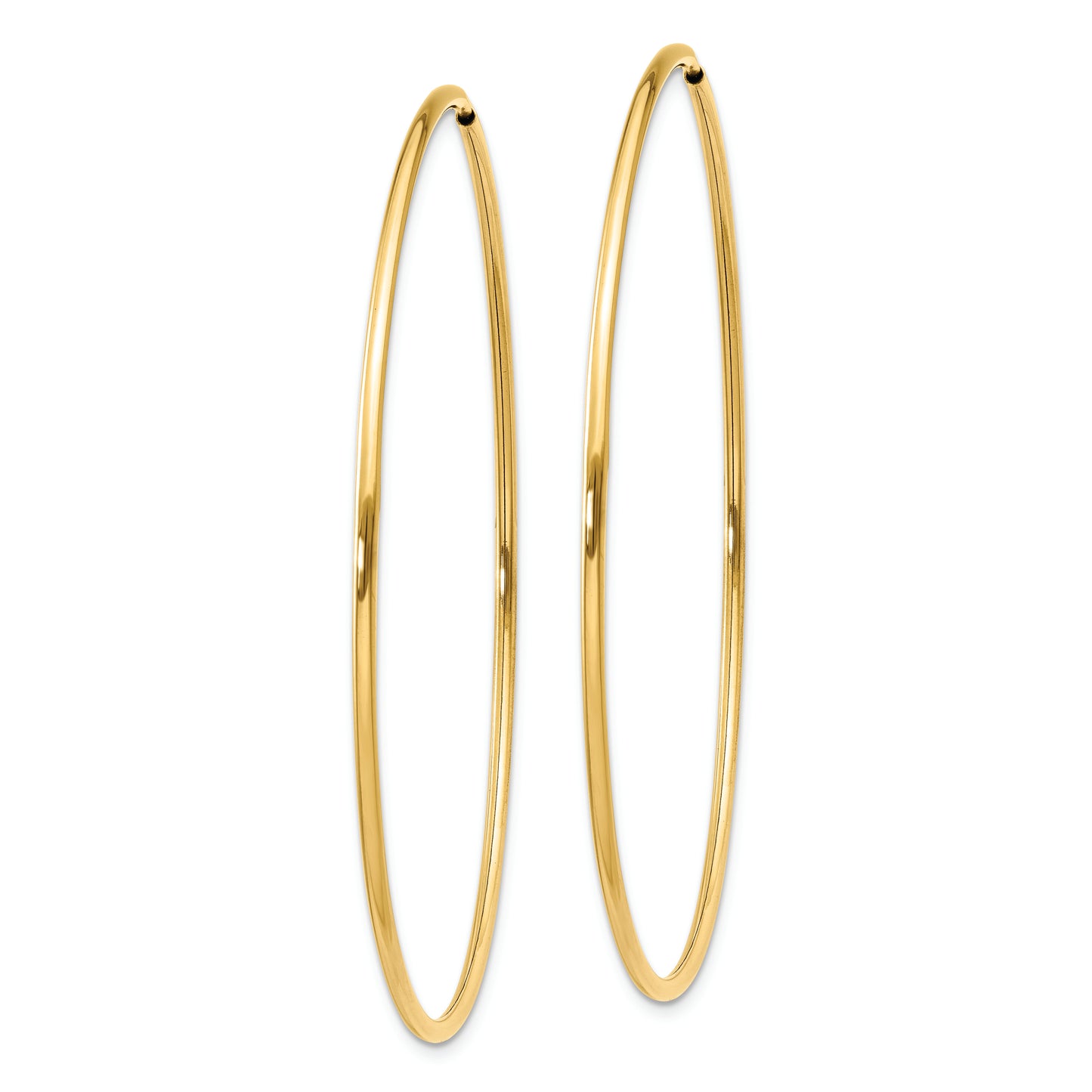 14k 1.25mm Endless Hoop Earring - Solomon Jewelers