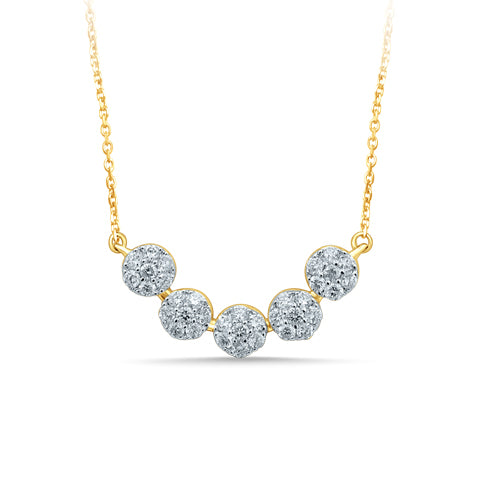 14K 0.75CT DIAMOND NECKLACE