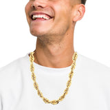 9mm Hollow Rope Chain Available at Solomon Jeweler Wichita Kansas.