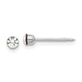 inverness-14k-white-gold-3mm-crystal-post-earrings-SolomonJeweler-Wichita-KS-CustomJewelry