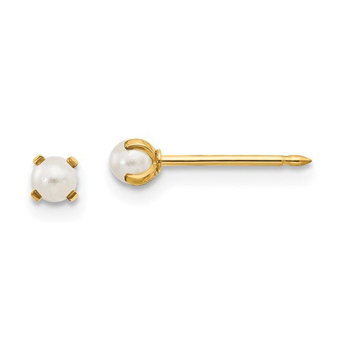 inverness-14k-3mm-simulated-pearl-post-earrings-SolomonJeweler-Wichita-KS-CustomJewelry