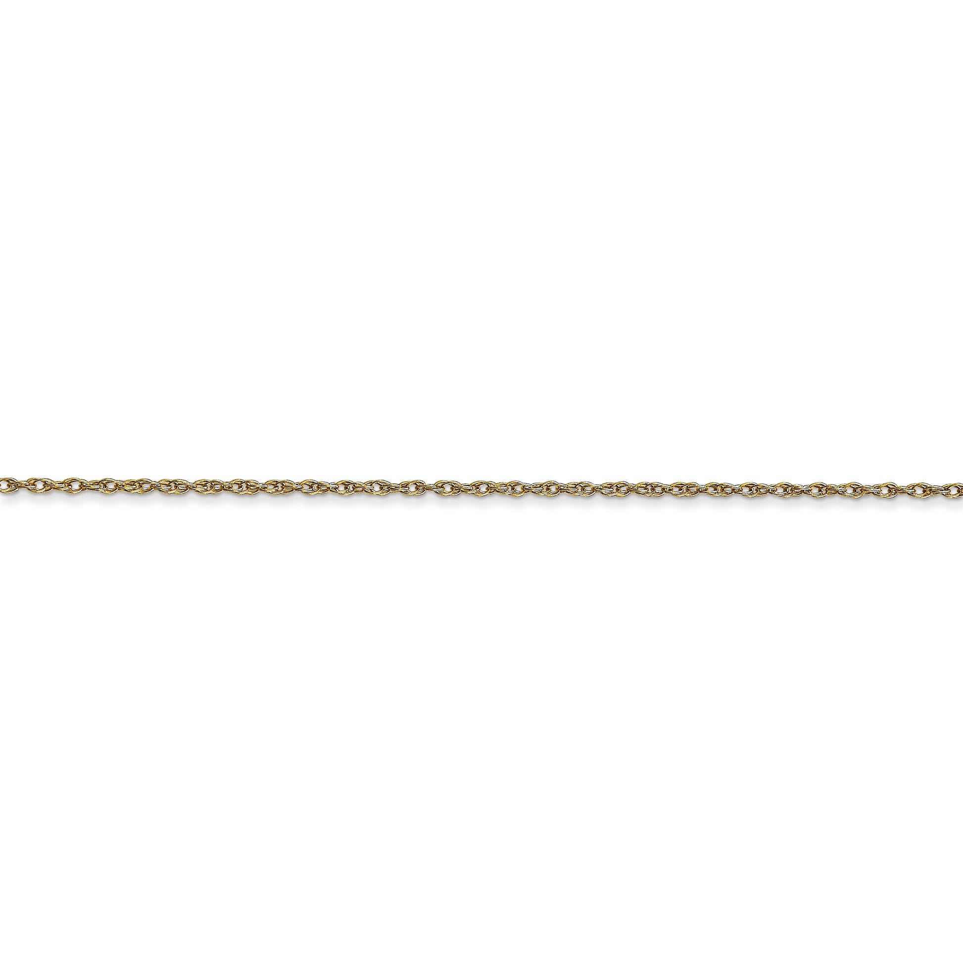 10k .95mm Carded Cable Rope Chain - Solomon Jewelers