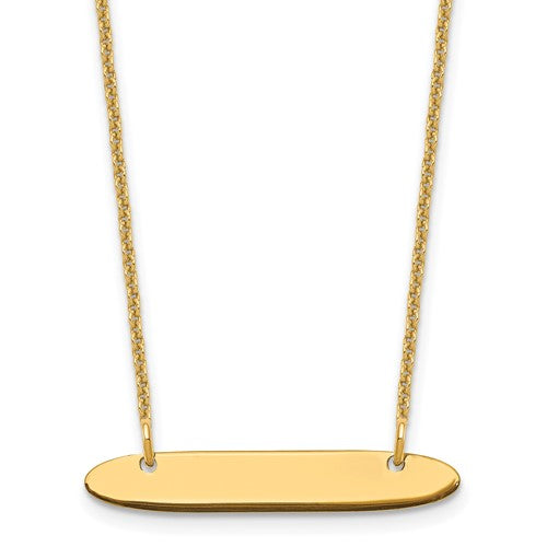 10k-yellow-gold-small-oblong-blank-bar-necklace-SolomonJeweler-Wichita-KS-CustomJewelry