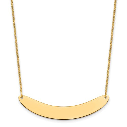 10k-yellow-gold-medium-curved-blank-bar-necklace-SolomonJeweler-Wichita-KS-CustomJewelry