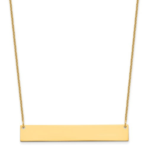 10k-yellow-gold-large-blank-bar-necklace-SolomonJeweler-Wichita-KS-CustomJewelry
