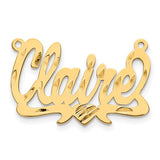 10k-yellow-gold-diamond-cut-heart-name-plate-SolomonJeweler-Wichita-KS-CustomJewelry